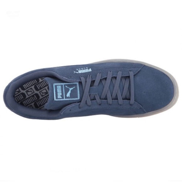 PUMA SUEDE ICE FOIL INDIGO SNEAKERS - Picture 3 of 6